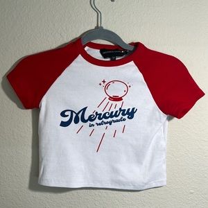Mercury in Retrograde Crop Top